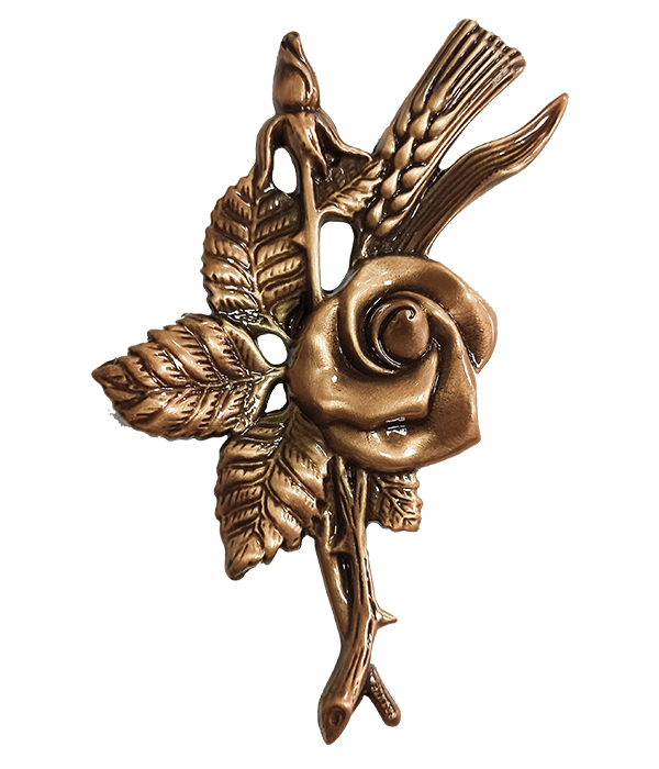 Caggiati бронзовые цветы на памятник | ГранитТорг 