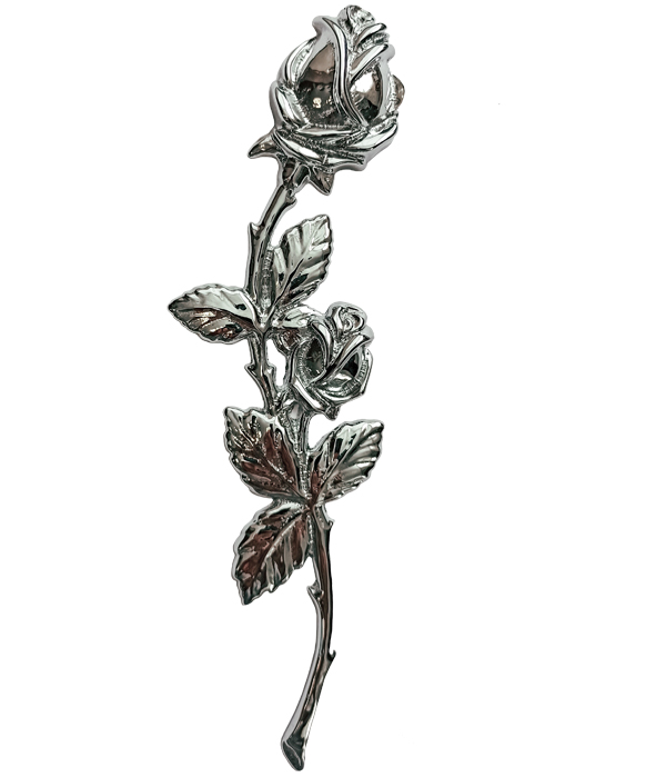 Caggiati хромированные цветы на памятник | ГранитТорг 