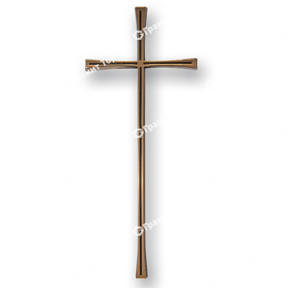 Caggiati бронзовый крест P 23 533 на памятник | ГранитТорг 